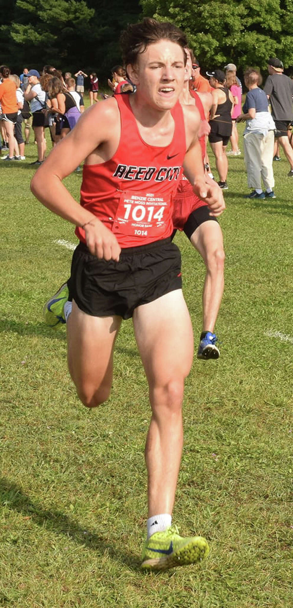 Anthony Kiaunis and the Reed City Coyotes took first at the Cecil Burch Invitational on Saturday.