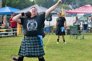 Tolly dons kilt to competes in Scotland
