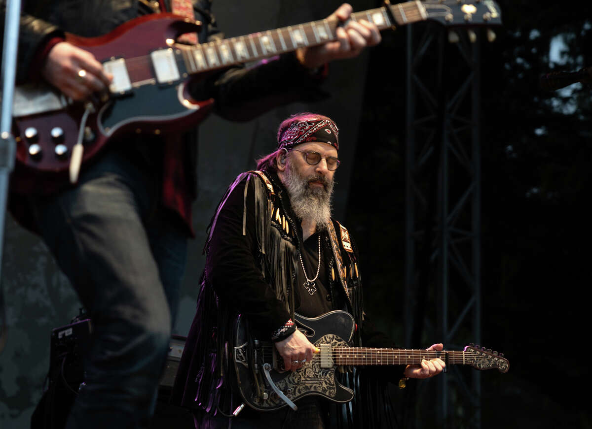 Steve Earle performs at the Hardly Strictly Bluegrass Festival, on Saturday, Oct. 1, 2022.