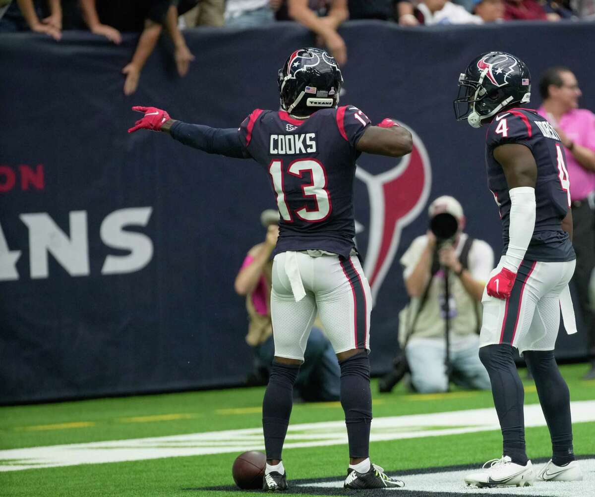 Brandin Cooks rejoined Texans at NRG Stadium on Friday