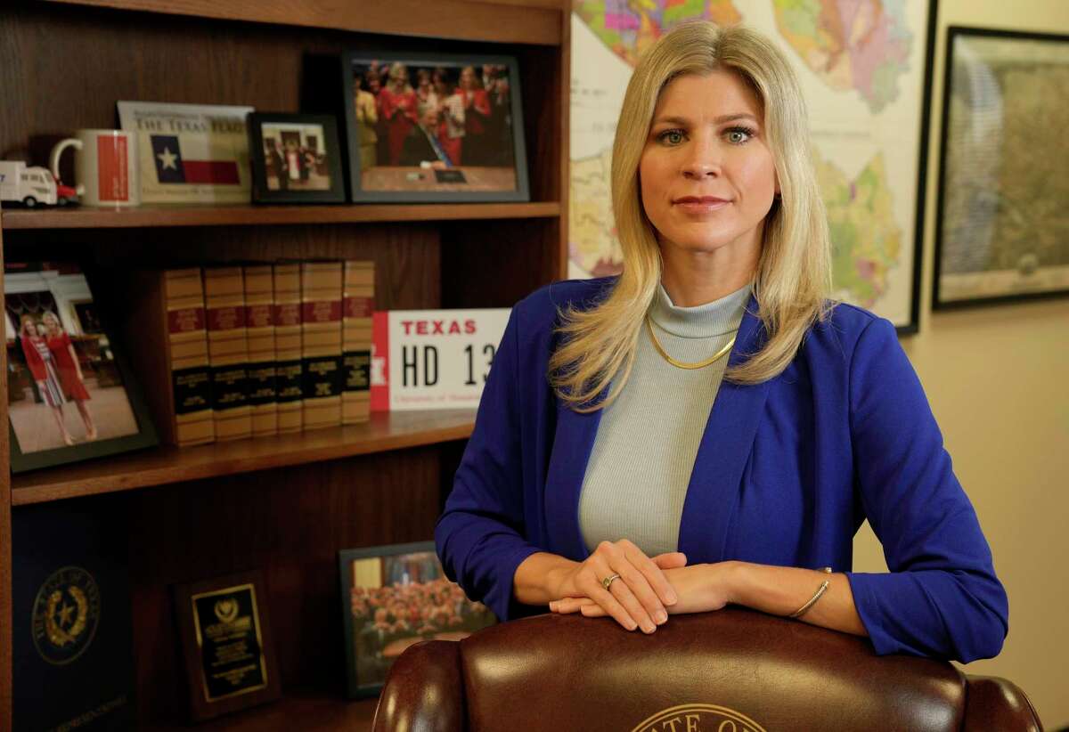 Texas State Representative Lacey Hull is shown Thursday, Sept. 15, 2022, in Houston.