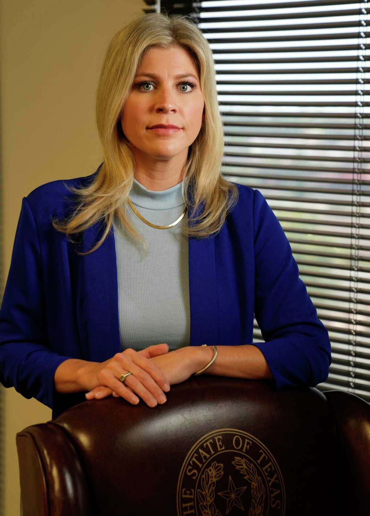 Texas State Representative Lacey Hull is shown Thursday, Sept. 15, 2022, in Houston.