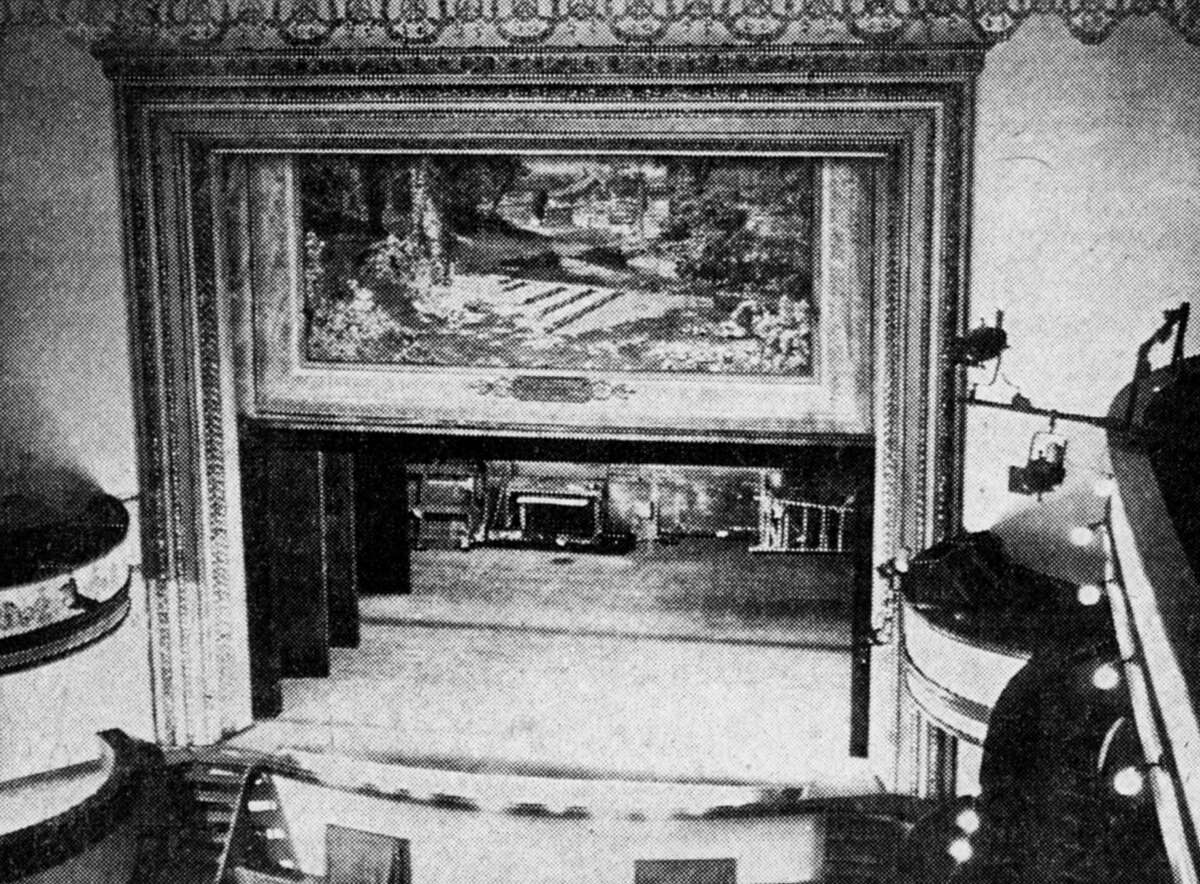 A view of the Ramsdell Theatre, seldom seen from "out-front" by the audience, is shown. The past season of summer theater was the best attended in the 12 years of welcoming the players to the Ramsdell. The photo was published in the News Advocate on Oct. 4, 1962.