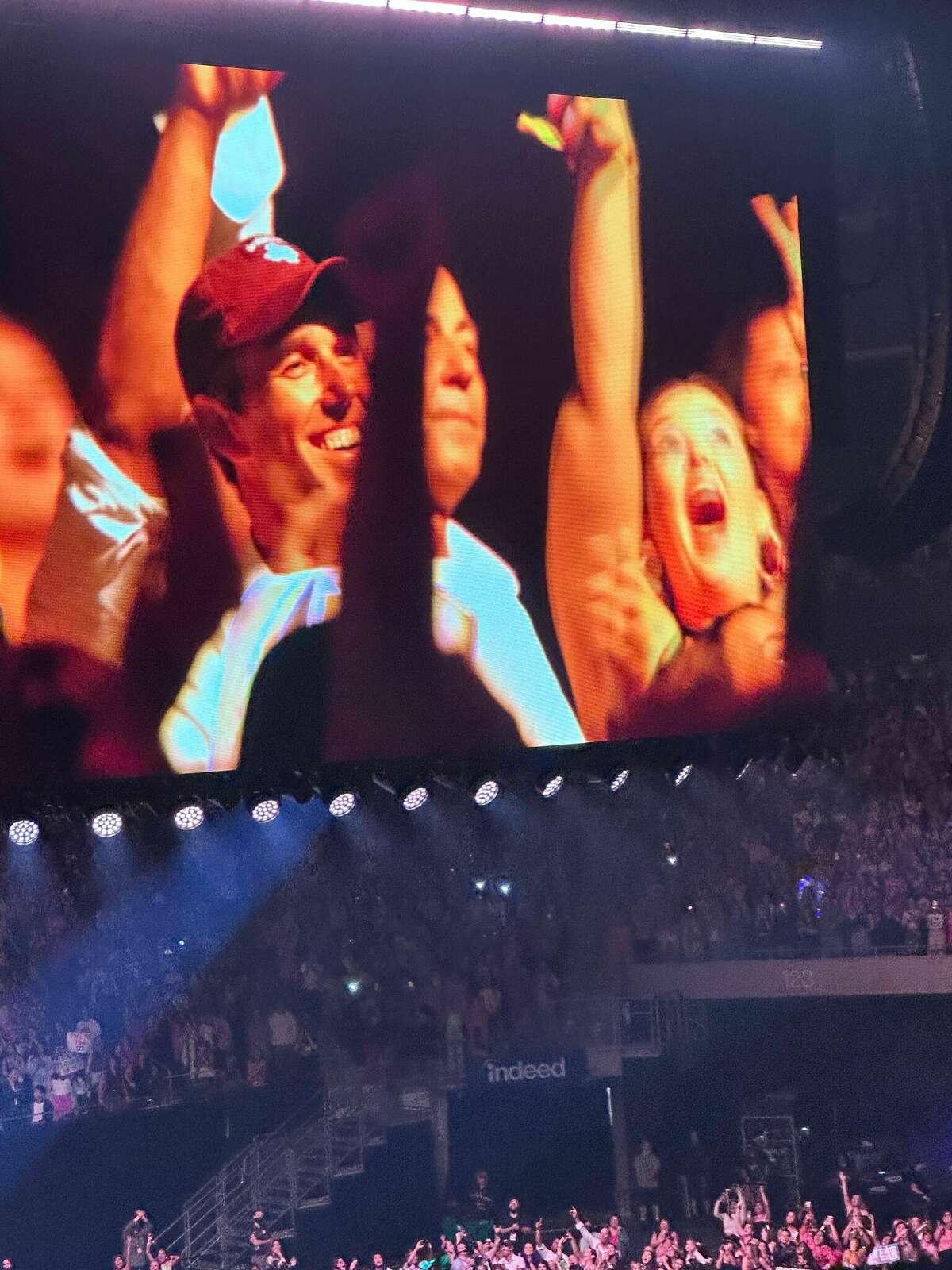 Beto O'Rourke was at Harry Styles' concert in Austin over the weekend.