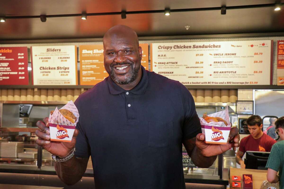 Basketball legend Shaquille O'Neal is the founder of Big Chicken, a fast-casual restaurant opening in Houston with 50 units planned for Texas.