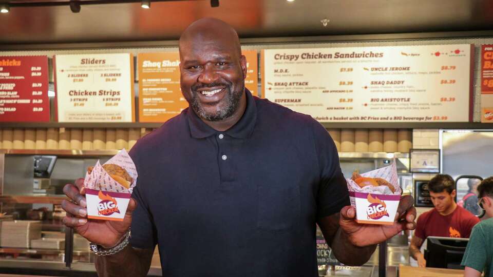 Basketball legend Shaquille O'Neal is the founder of Big Chicken, a fast-casual restaurant opening in Houston with 50 units planned for Texas.