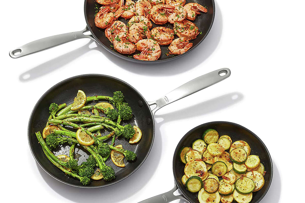 Get a 3-piece frying pan set on sale from Amazon. 
