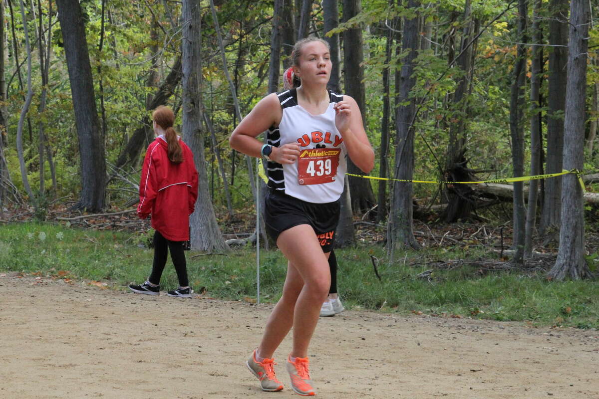 Ubly's Maze Gusa finished sixth in the Thumb Area Cross Country Championship. (Photo from Wagener Park Invite)