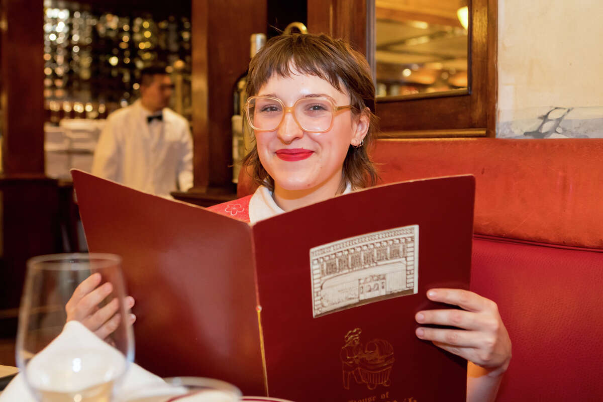 Kelsey Kowalski at the House of Prime Rib in San Francisco, on Sept. 30, 2022.