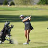 Edwardsville's Nicole Johnson during the Class 2A O'Fallon Sectional on Monday at Far Oaks Golf Club in Caseyville.