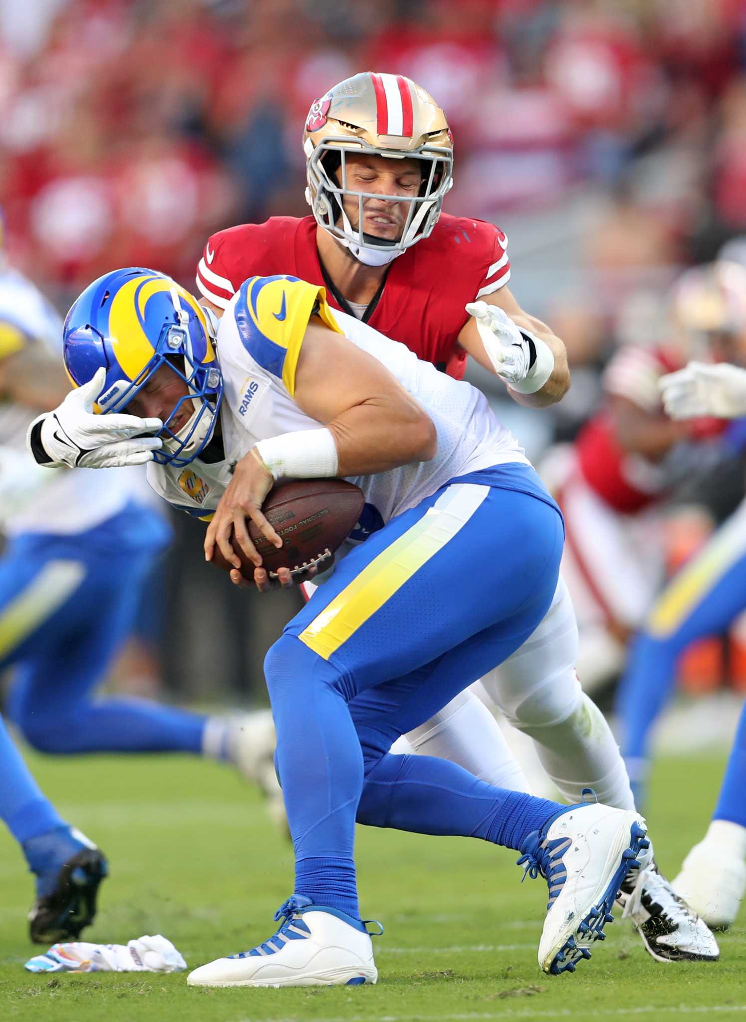 49ers vs Rams Week 5: Niners sack Matthew Stafford and the LA Rams in a  24-9 butt-kicking - Niners Nation