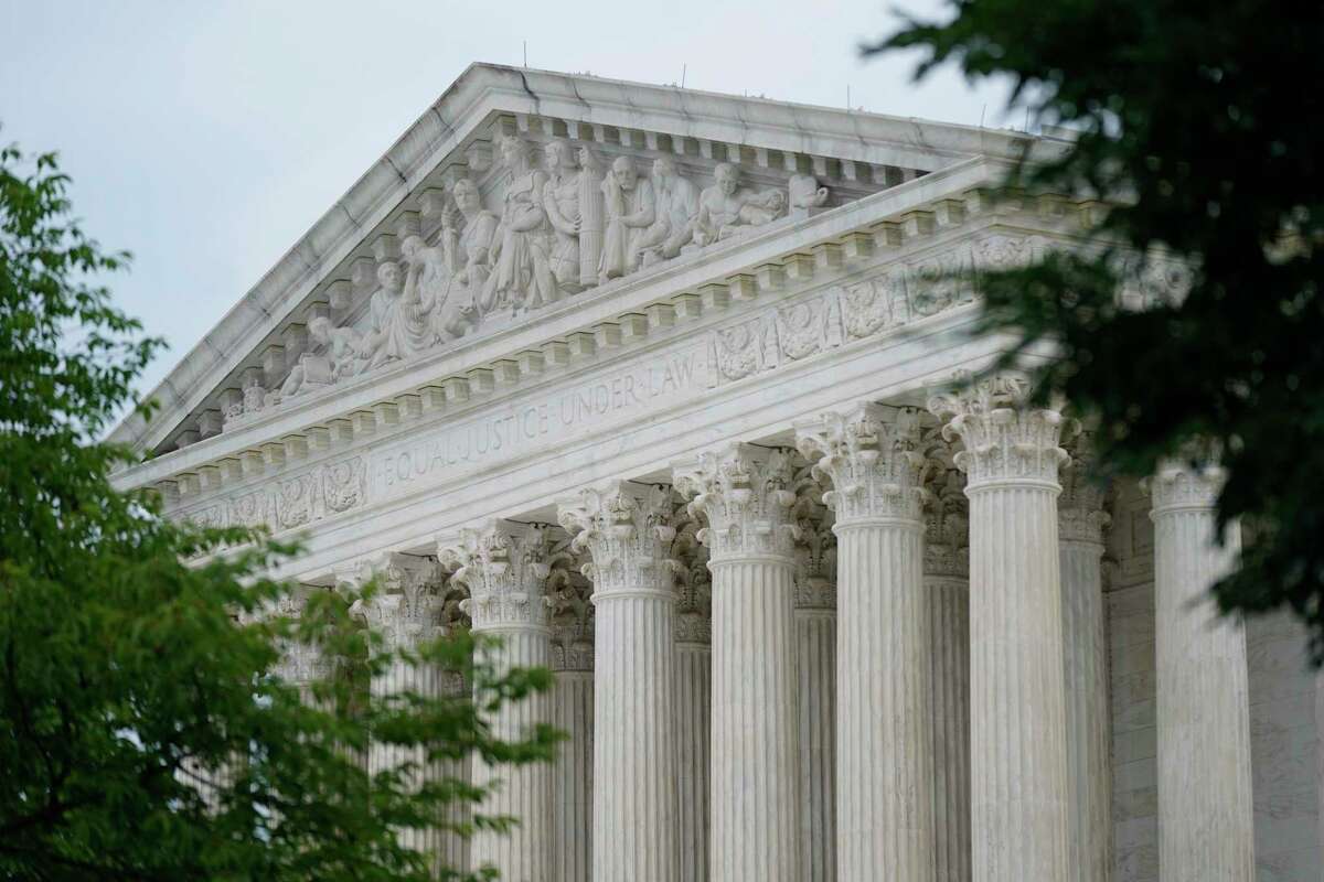FILE - The U.S. Supreme Court building in Washington, Monday, June 27, 2022. The satirical site The Onion has some serious things to say in defense of parody. The online humor publication has filed a Supreme Court brief in support of a man who was arrested and prosecuted for making fun of the Parma, Ohio, police force on social media.