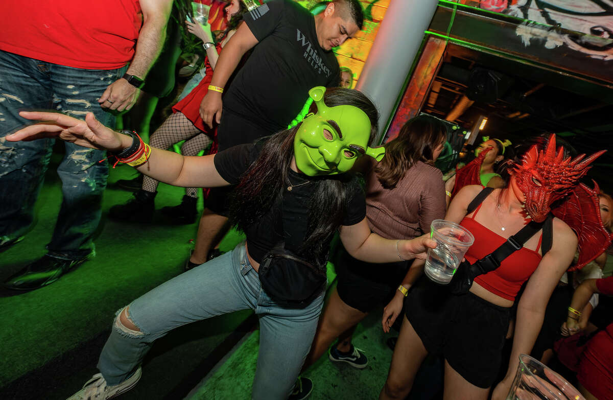This 'Shrek'themed rave at Rise Rooftop in Houston looked ridiculously fun