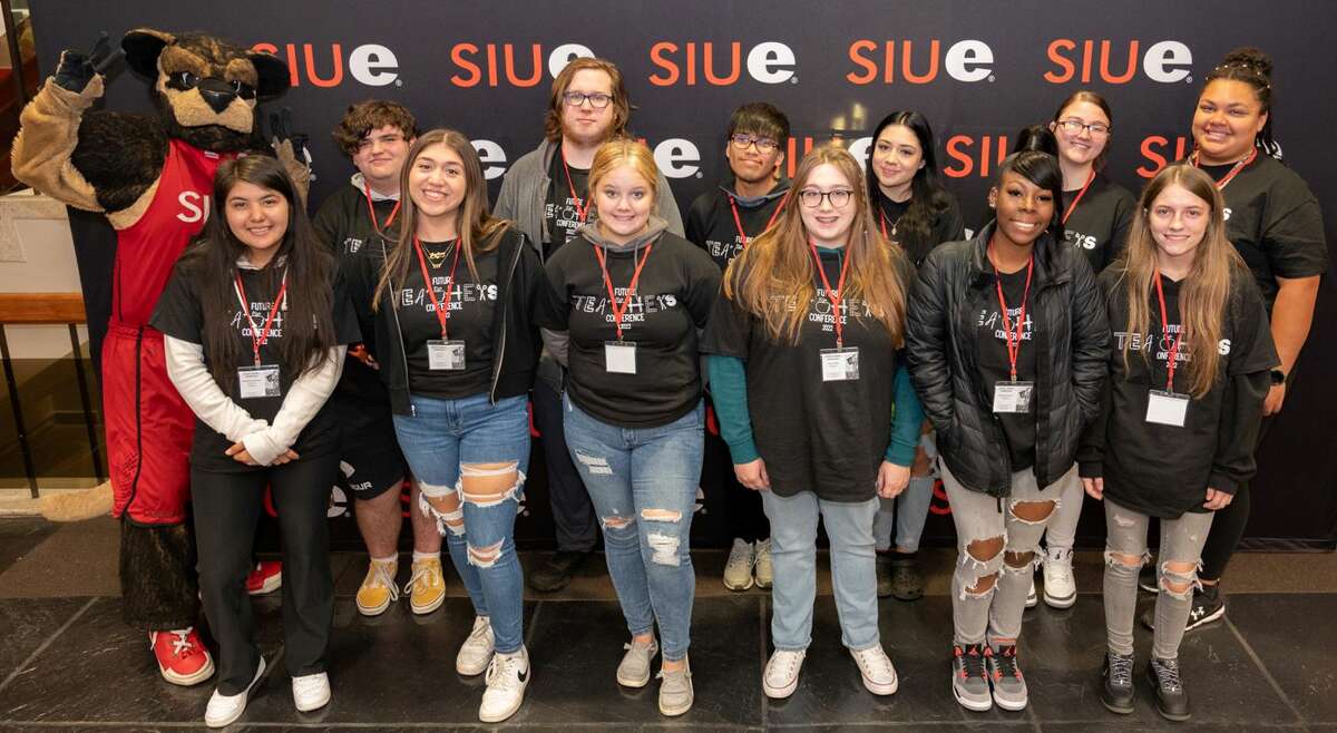 Local high school students attended the Future Teacher Conference hosted by the School of Education, Health and Human Behavior at SIUE. 