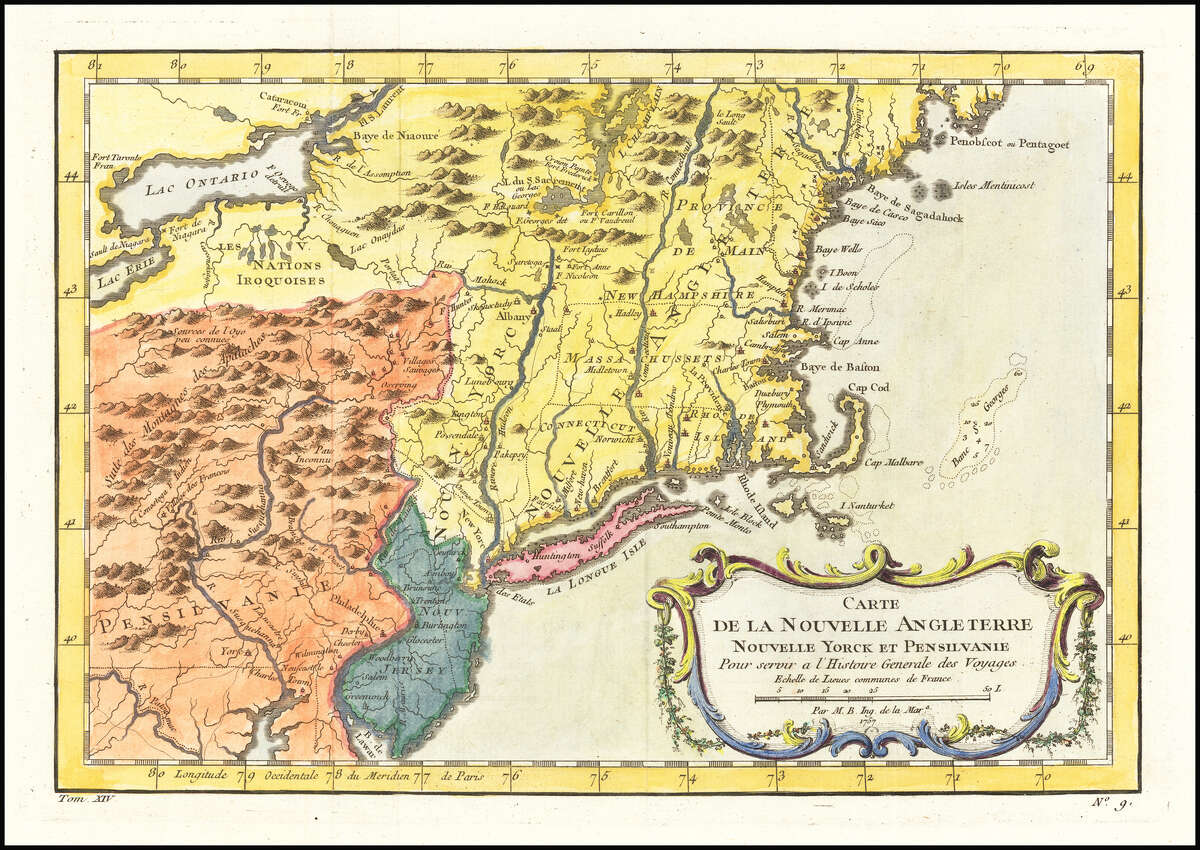 These historical maps of Connecticut show the state from 1685-1915