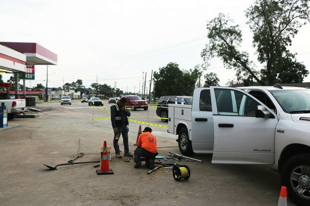 Crosby gas station perseveres despite being hit by multiple vehicles