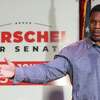 Republican candidate for US Senate Herschel Walker speaks at a rally on May 23, 2022 in Athens, Georgia. 