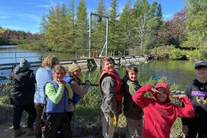 Canoe trip gives Benzie County students first-hand salmon experience