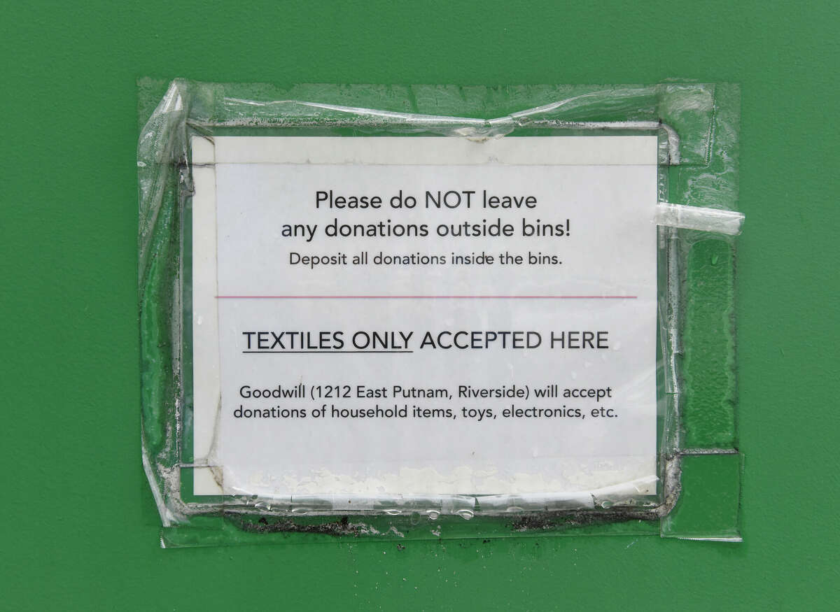 Greenwich official calls dumping at Cos Cob recycling bin 'an eyesore'