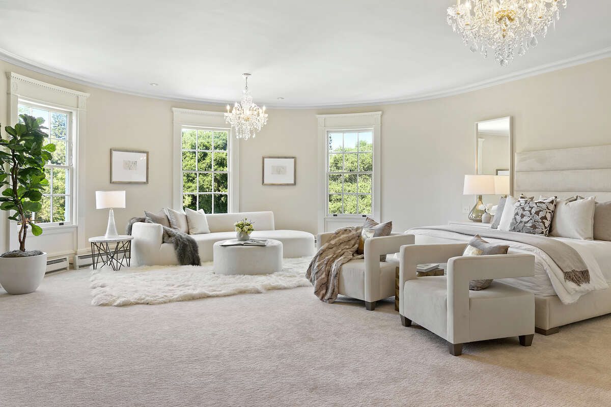 One of the bedrooms in the "Western White House."