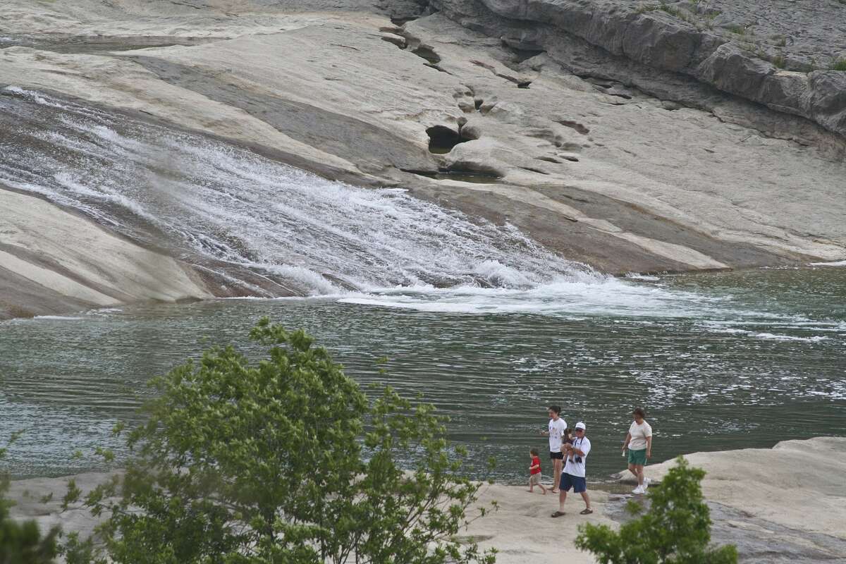 Pedernales Falls State Park affords some watery respites for hikers who trek its many trails. The park is located in Texas Hill Country, east of Austin.