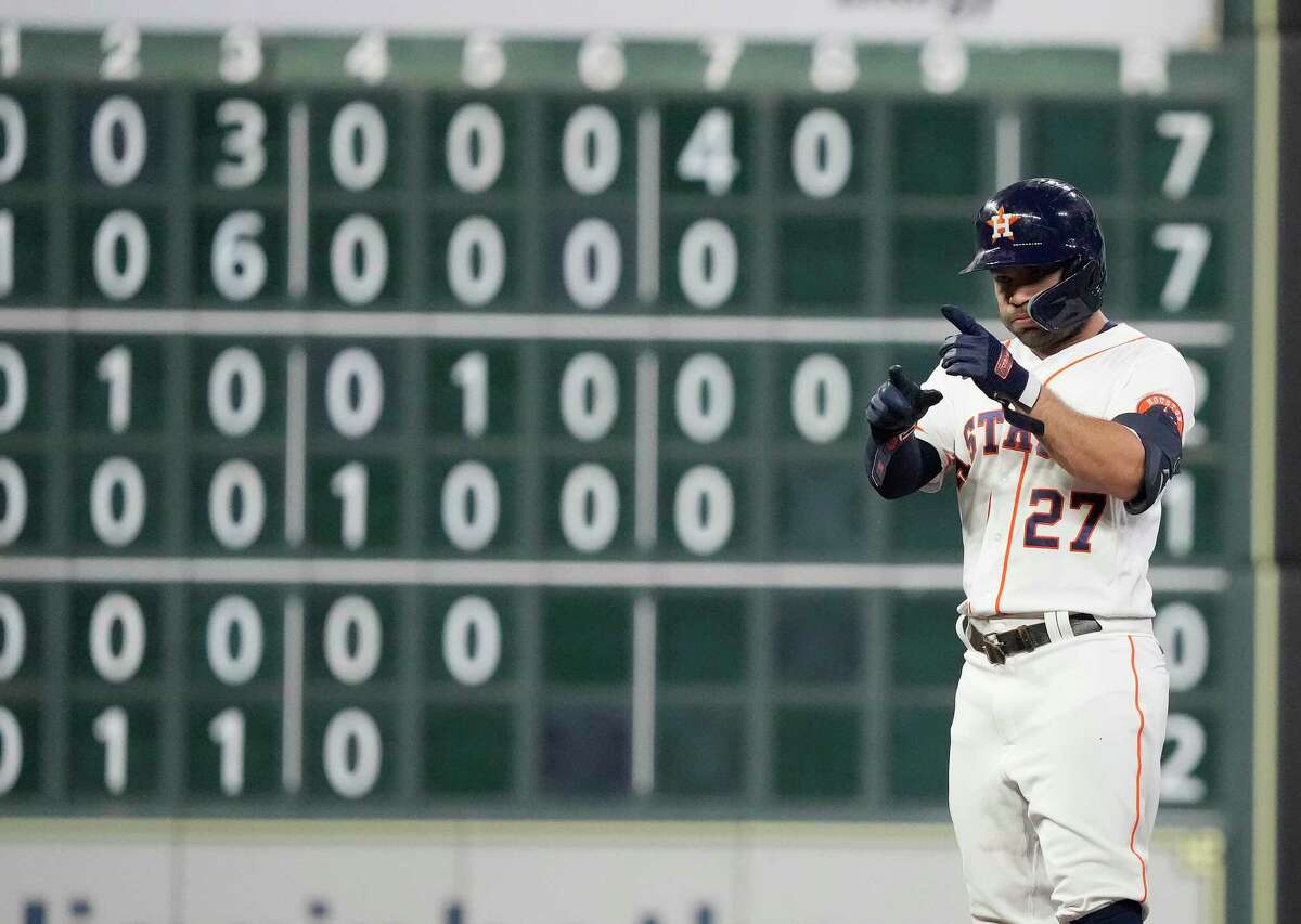 After reaching a .300 average and compiling arguably his best all-around since being AL MVP in 2017, Jose Altuve got Wednesday's regular-season finale off.