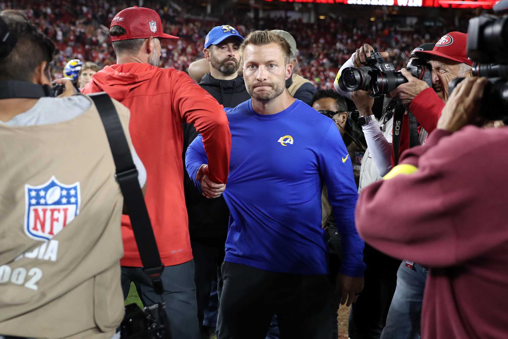 McVay seeks elusive regular-season win vs. Shanahan when Rams host