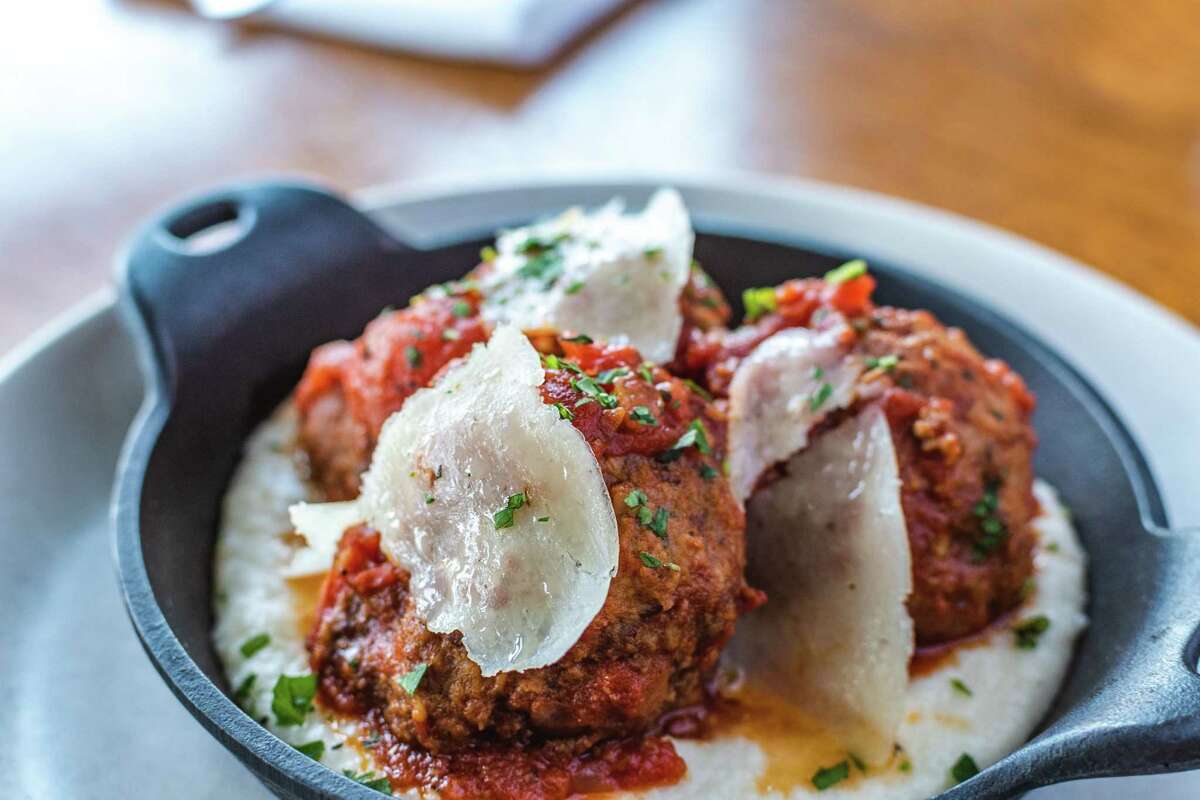 Italian meatballs at North Italia, opening Oct. 5 at 1201 Lake Woodlands Dr., The Woodlands.