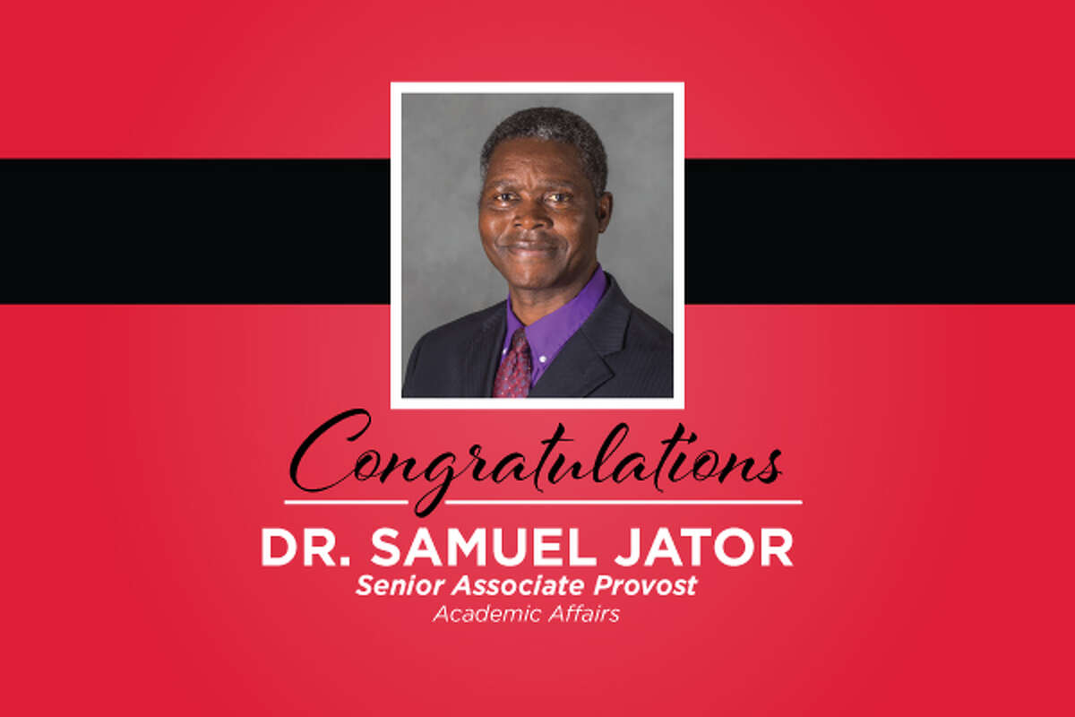 Samuel Jator, Lamar University's new senior associate provost for academic affairs.