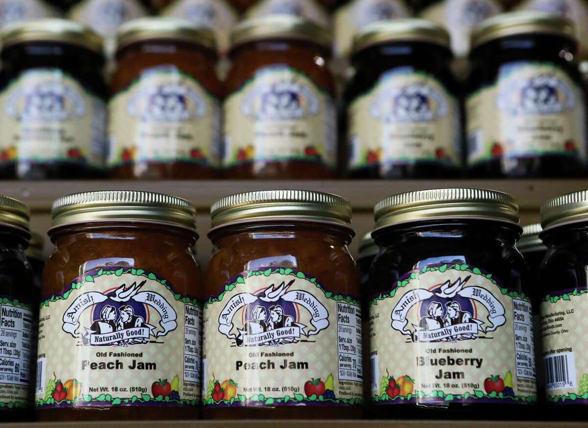 Amish products are seen at Slice of Amish in the heart of downtown Montgomery, Wednesday, Oct. 5, 2022.