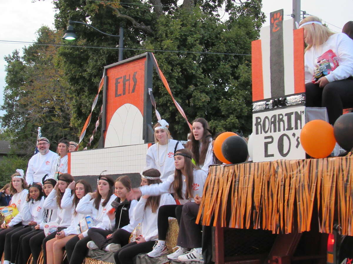 Edwardsville High School holds Parade on Main Street Wednesday