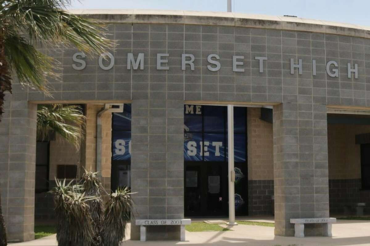 Two students were found in possession of a toy gun at Somerset High School on Wednesday, officials said.