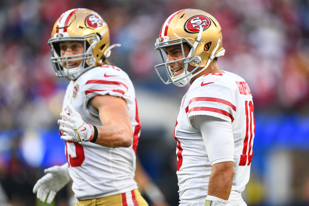The 49ers need Jimmy Garoppolo to throw George Kittle the damn ball