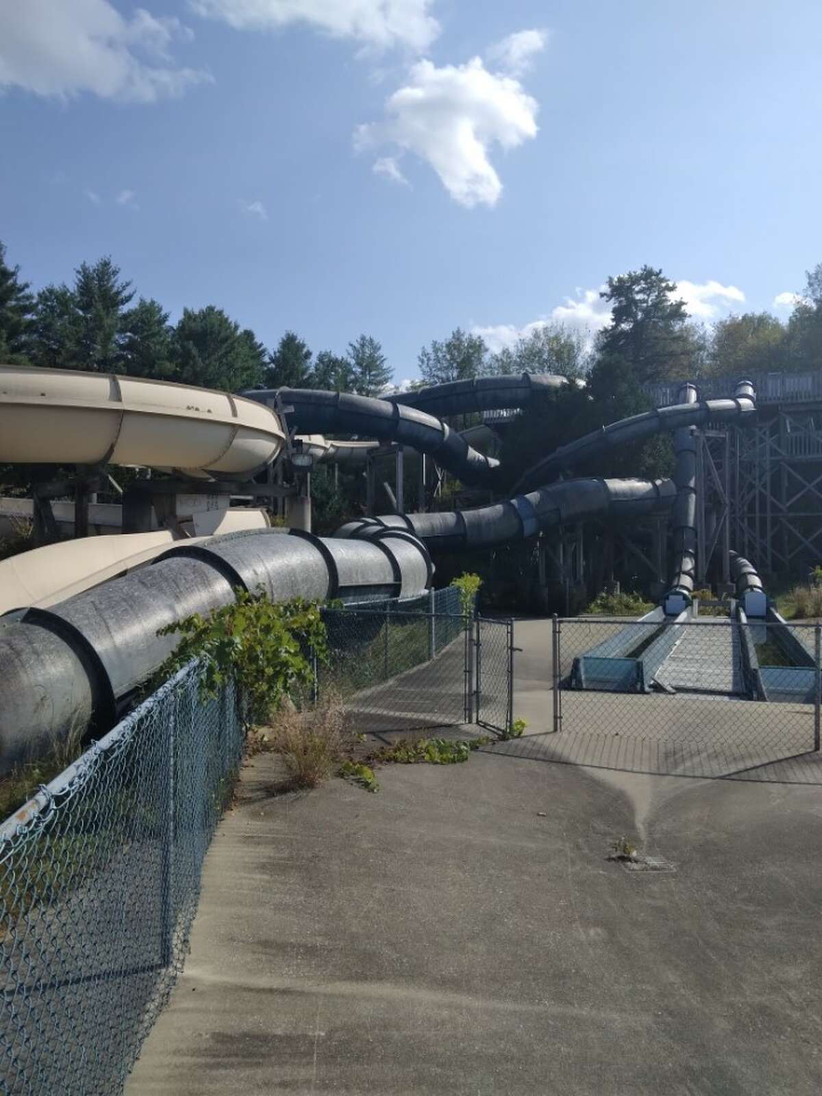 Eight of Water Slide World's popular slides are now for sale on Facebook Marketplace. 