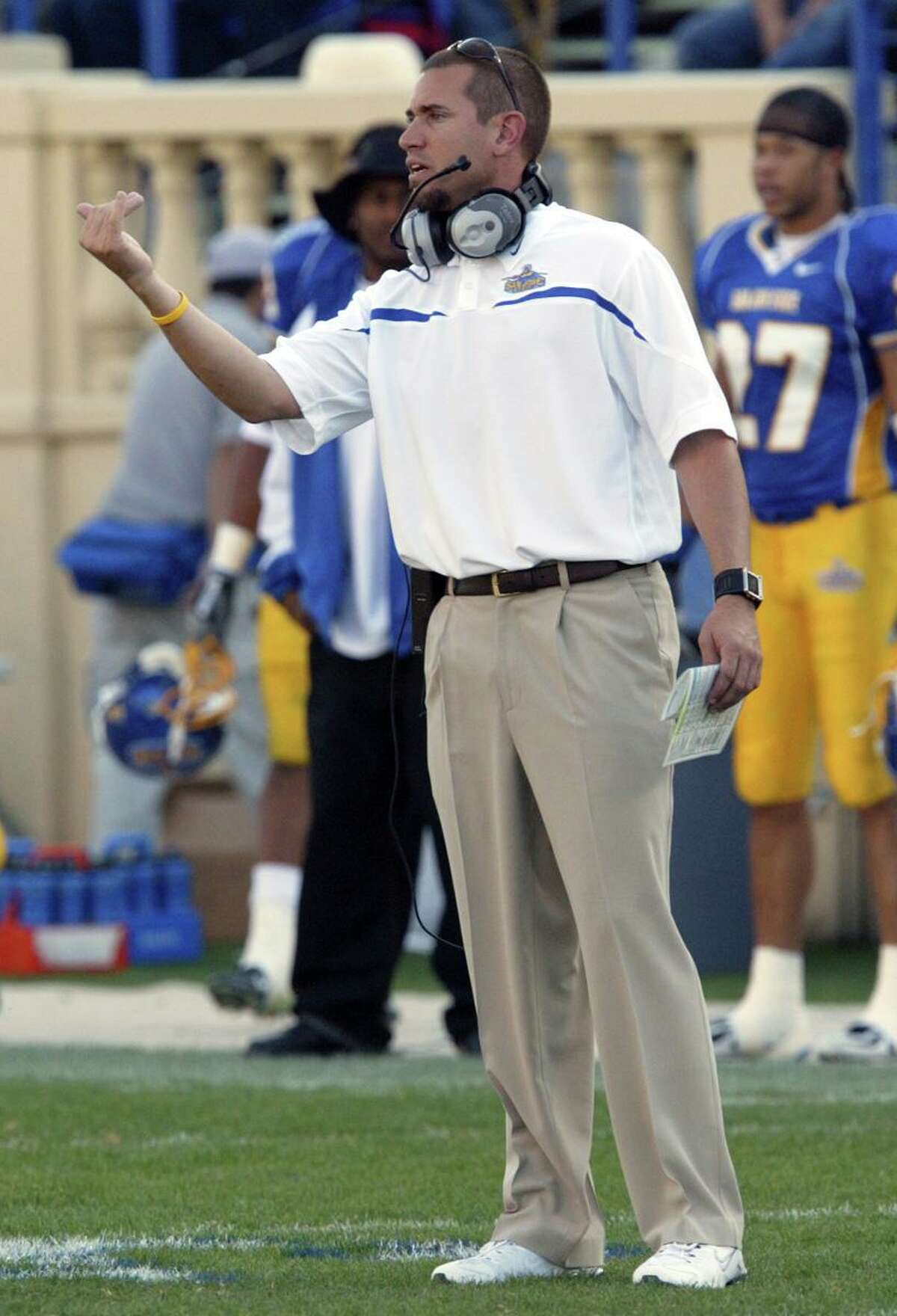 马库斯·阿罗约，圣何塞州立大学橄榄球教练，2007年