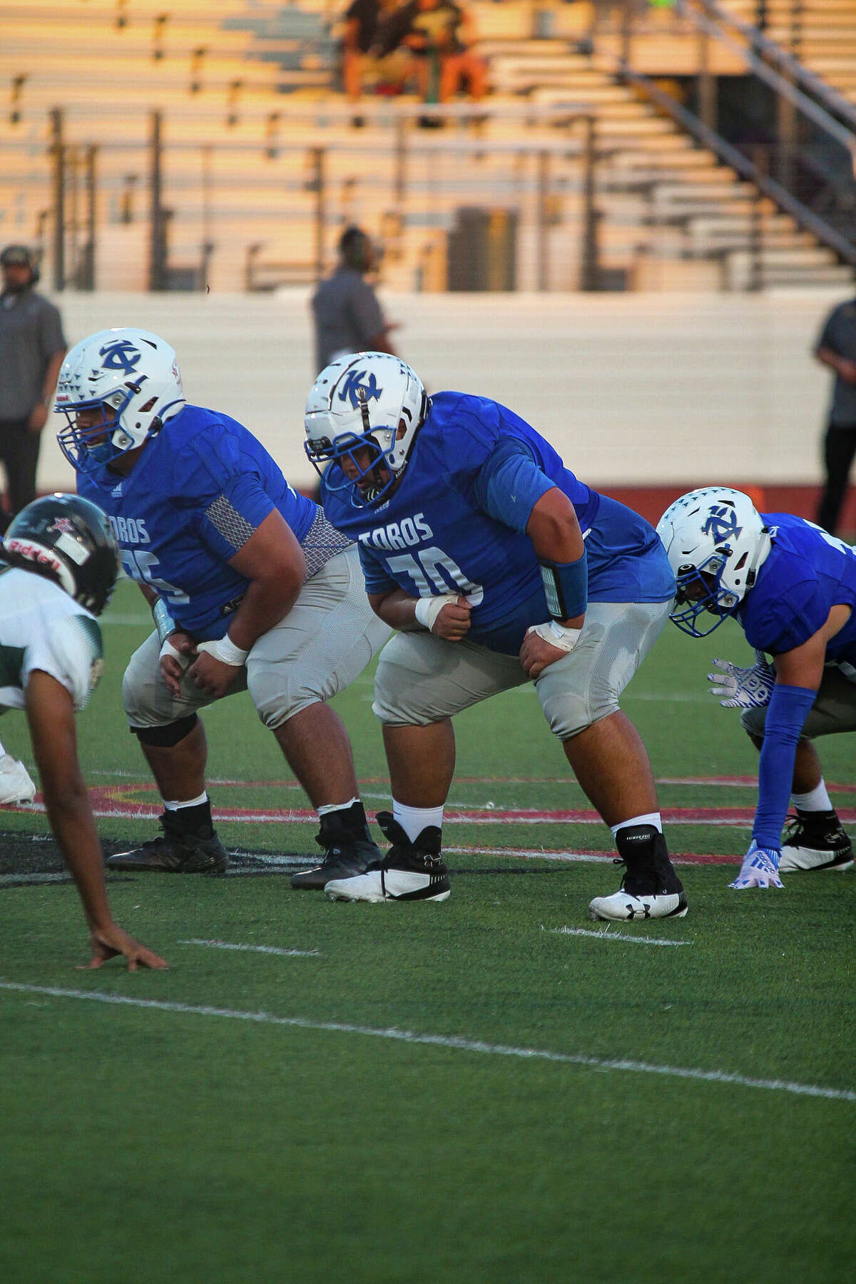 Esteban Garcia is a starting offensive lineman at Cigarroa. His dad is currently battling Stage 4 stomach cancer.