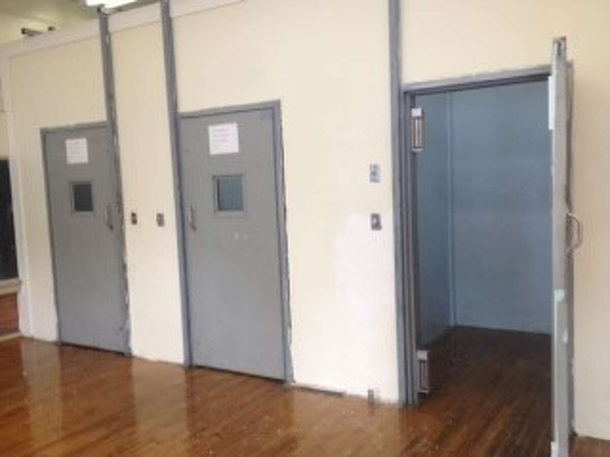 A seclusion room in a Connecticut school.