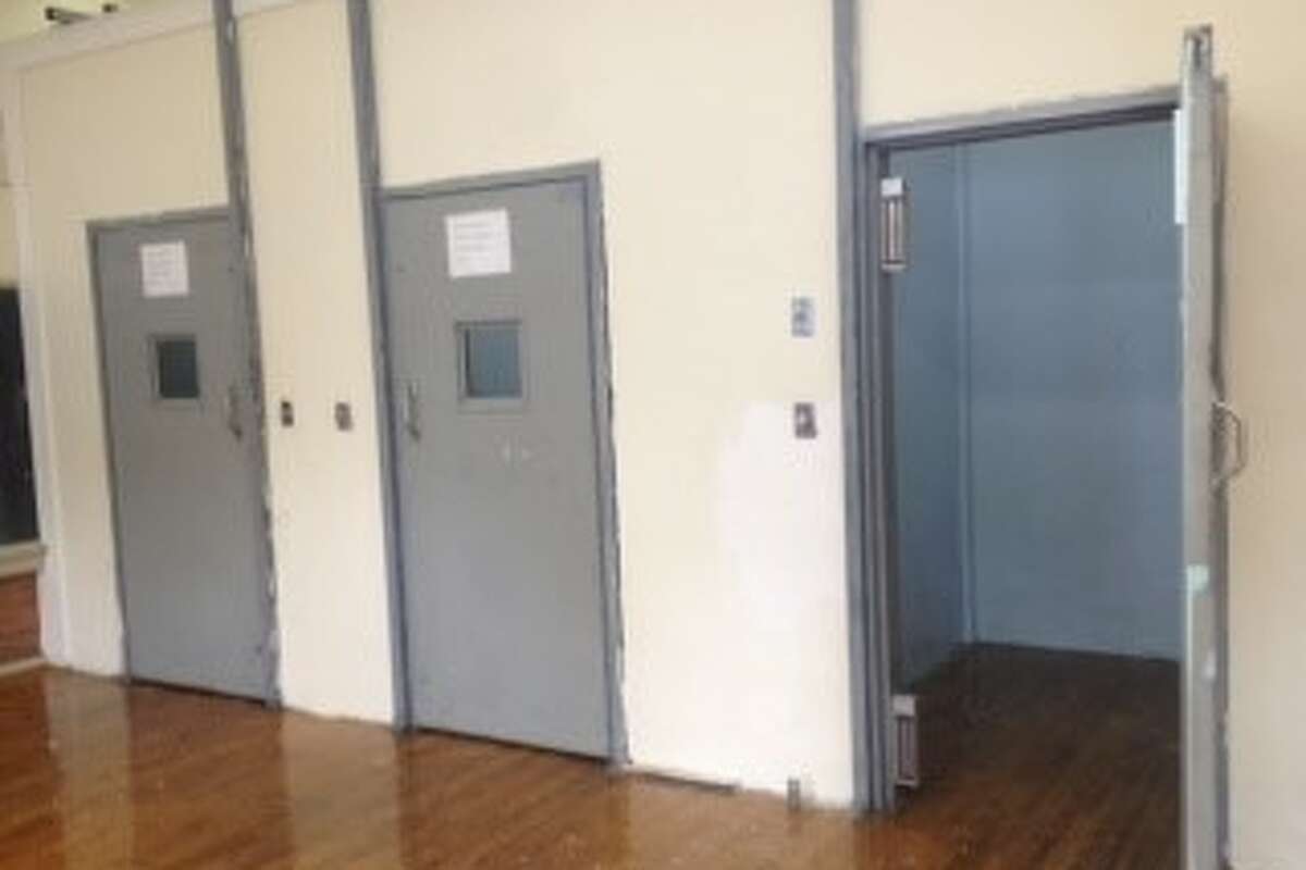A seclusion room in a Connecticut school.