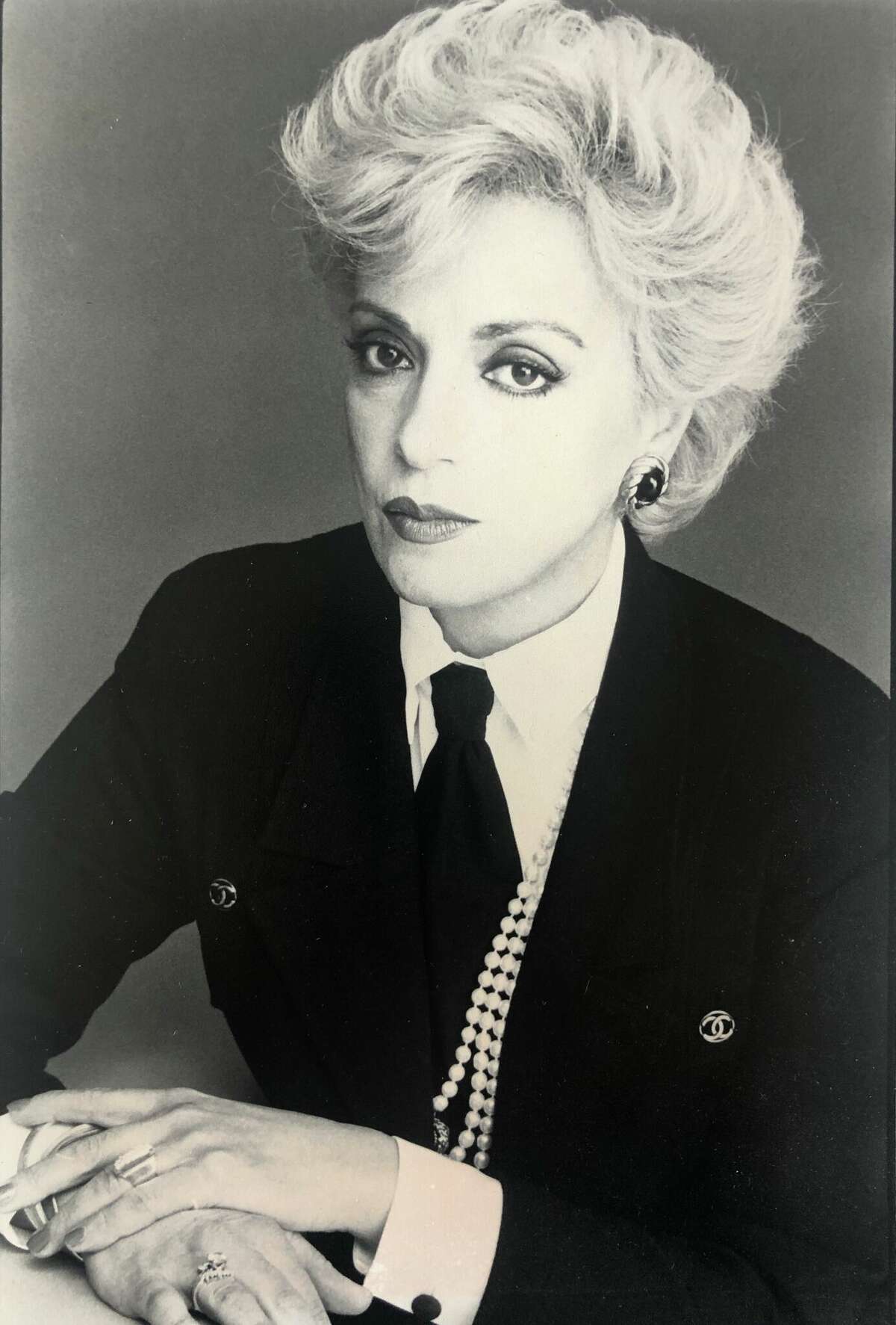 A photo of former fashion reporter and painter Marian Christy circa 1980.