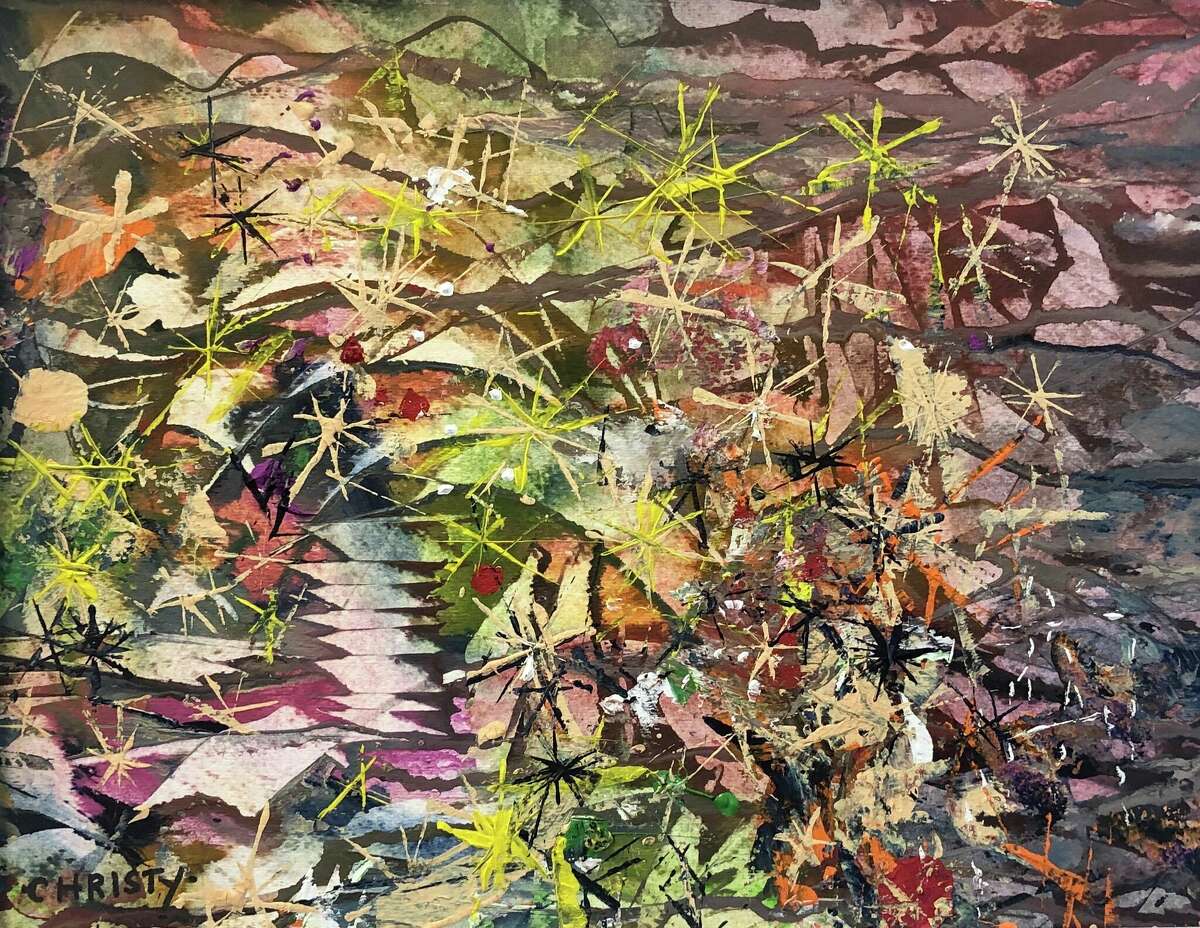 Marian Christy's artwork will be on display at MoCA Westport Oct. 15 through Nov. 27. Her paintings are known for her distinct Knifed Watercolors style. 