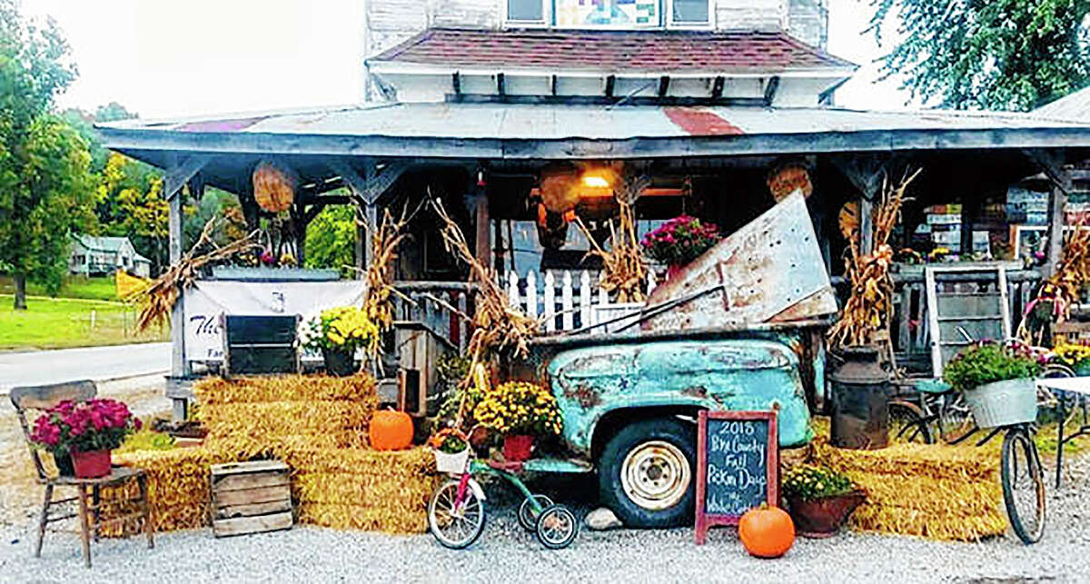 A Pike County business is decorated for fall 2018 and a previous edition of Pike County Fall Pickin Days. The 2022 edition of the event is going on this weekend across Pike County.