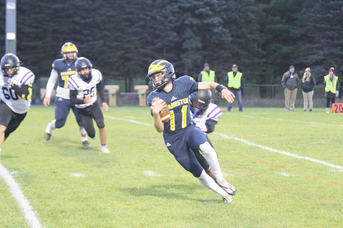 The Manistee Chippewas defeated Shelby, 54-7, on Friday night. 