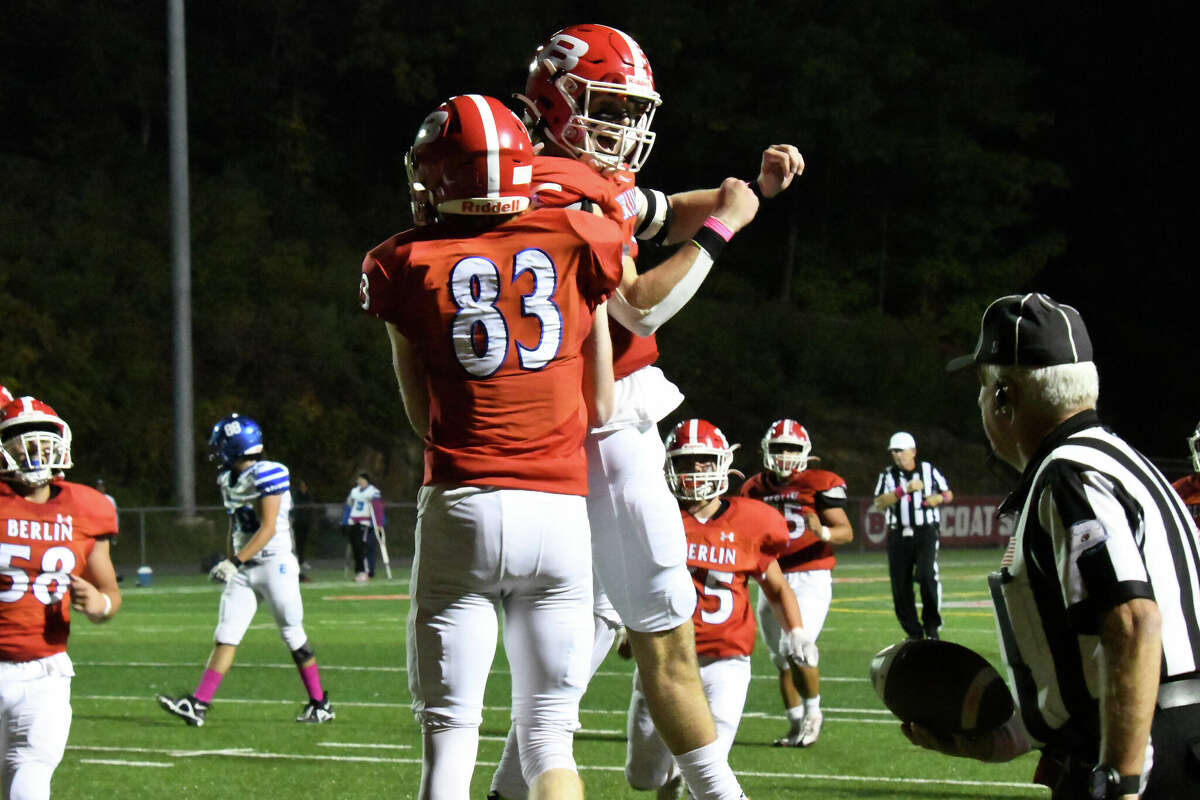 Berlin football beats Bristol Eastern to improve to 50 in CIAC high