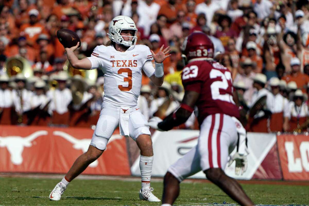 Quarterback Quinn Ewers and the Texas offense had its way against Oklahoma on Saturday in the Longhorns' most lopsided win the Red River rivalry.