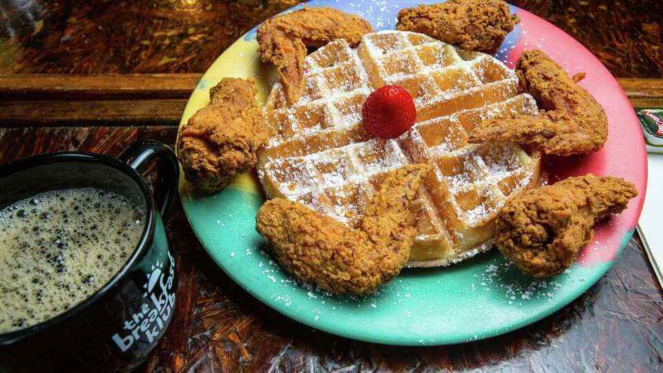 ** Top 100 restaurants **The Breakfast Klub's wings and waffles. Photographed, Monday, Aug. 15, 2016, in Houston. ( Nick de la Torre )