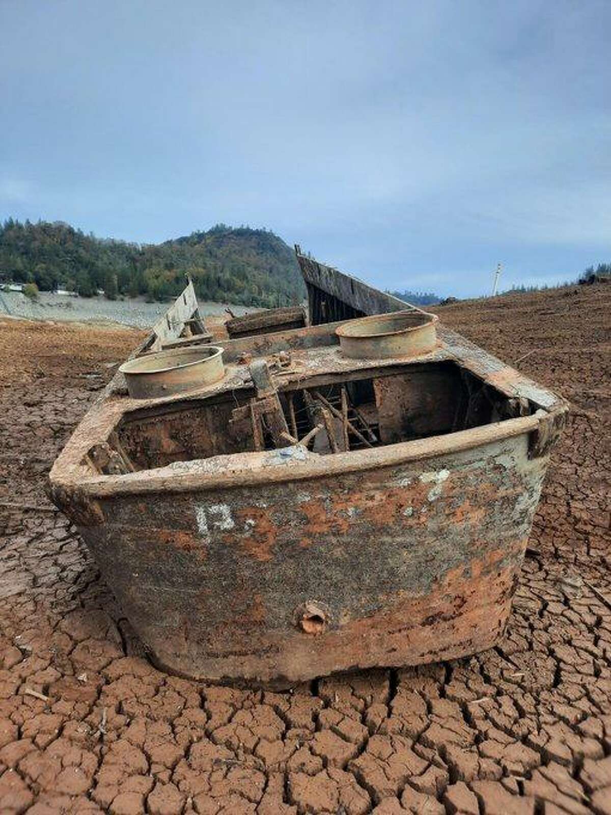 A rusty World War II era boat with a venerable historic past was found in the receding waters of Shasta Lake.