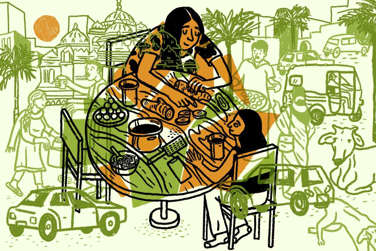 Illustration for Shruti Swamy’s ginger essay