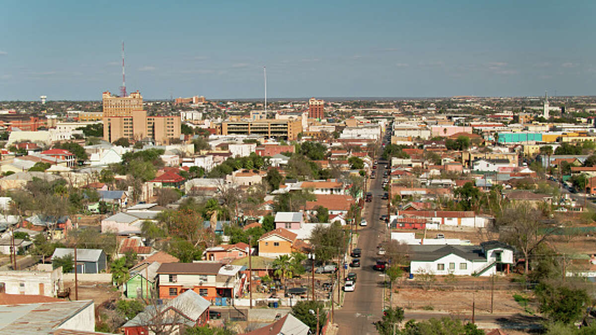 An aerial view of Laredo, Texas. 