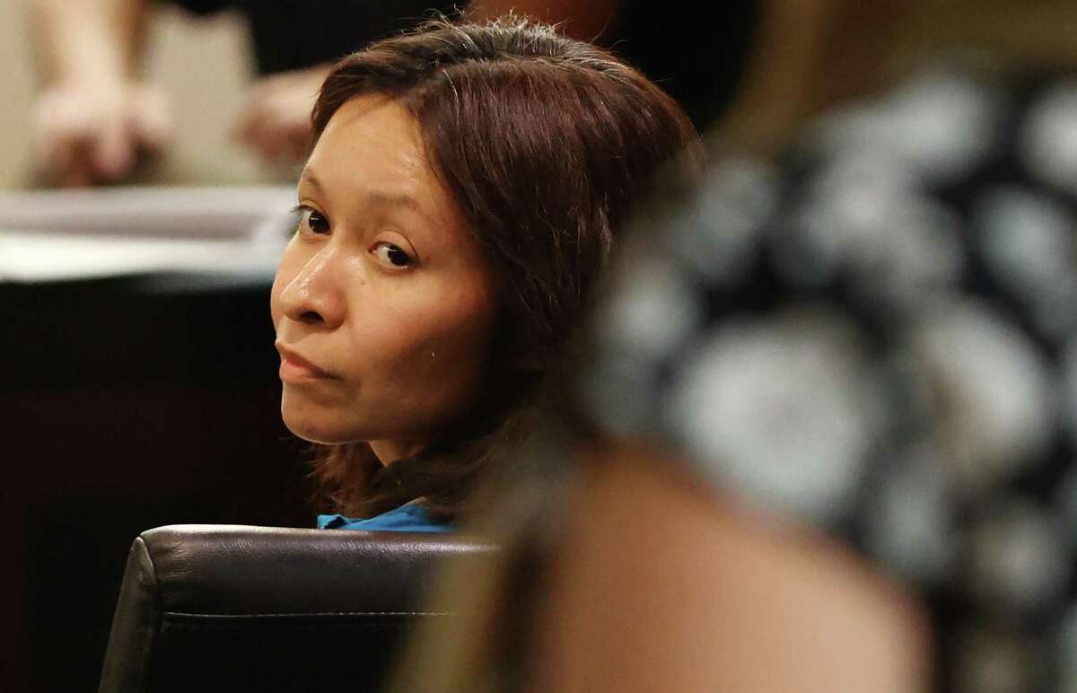 Testimony begins on Monday, Oct. 10, 2022, in the murder trial of Jessica Briones (pictured), whose 4-year-old daughter, Olivia, died from blunt force trauma to her head and other injuries in 2017. Authorities believe Briones caused these fatal injuries, and she faces up to life in prison if convicted of murder.