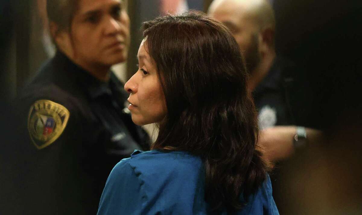 Testimony begins on Monday, Oct. 10, 2022, in the murder trial of Jessica Briones (pictured), whose 4-year-old daughter, Olivia, died from blunt force trauma to her head and other injuries in 2017. Authorities believe Briones caused these fatal injuries, and she faces up to life in prison if convicted of murder.